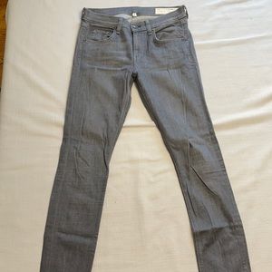 Rag & Bone size 27 grey skinny